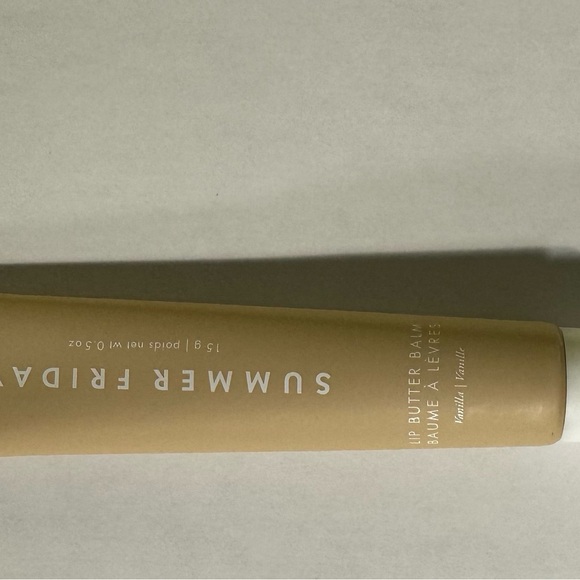 Summer Fridays Lip Butter Balm Vanilla NIB Net Wt 0.5 Ozs - Picture 4 of 5
